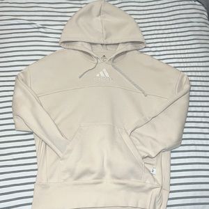 Men’s Creme Adidas Hoodie - Like New!